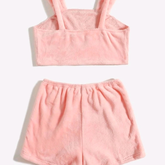 Cartoon Embroidered Flannel PJ Set - Picture 2 of 7